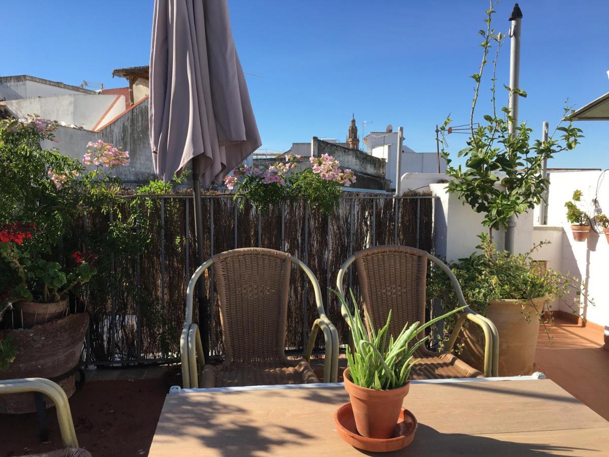 Casa Leon Blanco Carmona Reformada Centrica Con Chimenea Y Terraza Con Vistas Villa Exterior photo