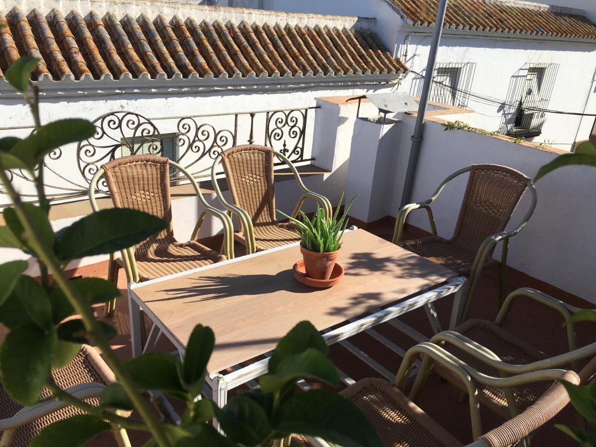 Casa Leon Blanco Carmona Reformada Centrica Con Chimenea Y Terraza Con Vistas Villa Exterior photo